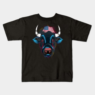 Patriotic Water Buffalo Kids T-Shirt